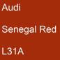 Preview: Audi, Senegal Red, L31A.